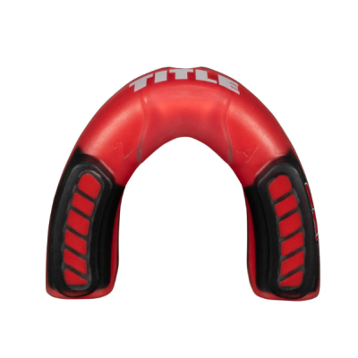 Капа TITLE Boxing Gel Triple-Shox 2.0 доросла (вік 11+) Red/Black