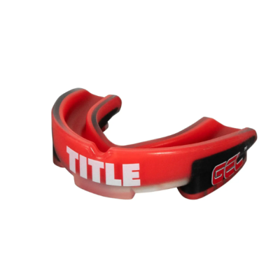 Капа TITLE Boxing Gel Triple-Shox 2.0 доросла (вік 11+) Red/Black