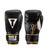Боксерські рукавиці TITLE Boxeo Mexican Leather Quatro Black/White 14 oz