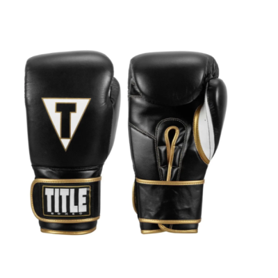 Боксерські рукавиці TITLE Boxeo Mexican Leather Quatro Black/White 14 oz