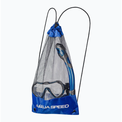 Набір маска і трубка Aqua Speed JAVA + ELBA 8205 синій Уні OSFM