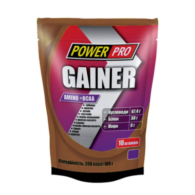 Гейнер  Power Pro шоколад, 1кг