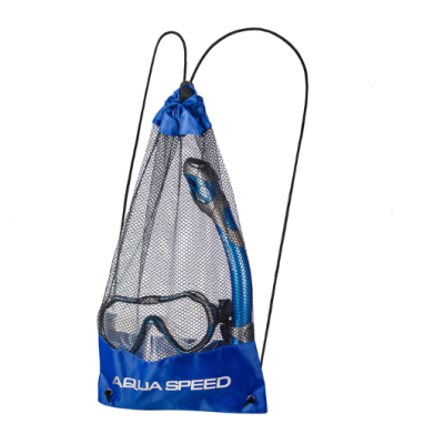 Набір маска і трубка Aqua Speed JAVA + ELBA 8205 синій Уні OSFM