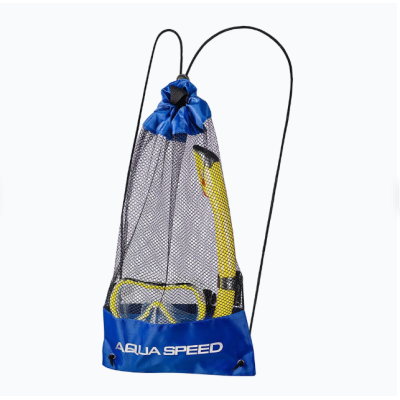 Набір маска і трубка Aqua Speed JAVA + ELBA 8206 жовтий Уні OSFM