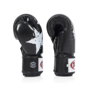 Боксерські рукавиці Fairtex BGV1 Nation Print Black 14 унцій