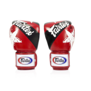 Боксерские перчатки Fairtex BGV1 Nation Print Red 10 унций