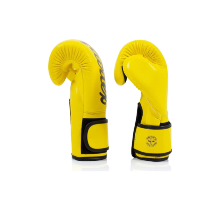 Боксерские перчатки Fairtex BGV14 Yellow 10 унций