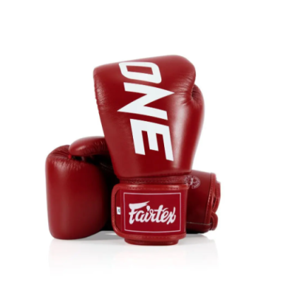 Боксерські рукавиці Fairtex BGV1-ONE (натуральна шкіра) Red 12 унцій