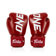 Боксерские перчатки Fairtex BGV1-ONE (натуральная кожа) Red 12 унций