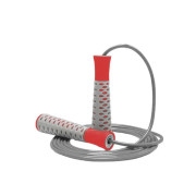 Скакалка PowerPlay 4206 Jump Rope PRO+ Сіро-червона (2,75m.)