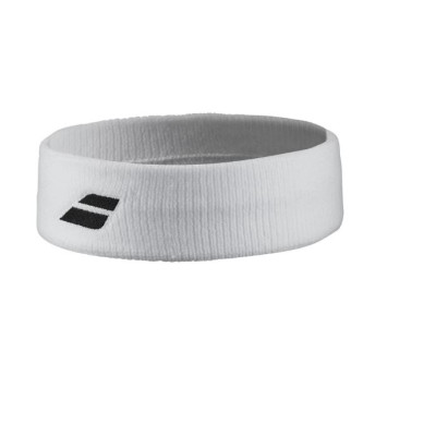 Пов'язка Babolat LOGO HEADBAND WHITE/WHITE