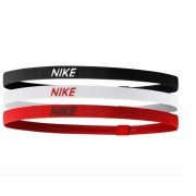 Пов'язка на голову Nike Headbands 2.0 3PK чорний, білий, червоний Уні One Size - ціна за 1 шт.