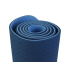 Килимок для фітнесу Ecofit MD9012 двошаровий TPE 1830*610*6мм - Темно-синій+синій