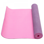 Коврик для фитнеса Ecofit MD9012 двухслойный TPE 1830*610*6 мм - Фиолетовый+розовый