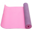 Килимок для фітнесу Ecofit MD9012 двошаровий TPE 1830*610*6мм - Фіолетовий+рожевий
