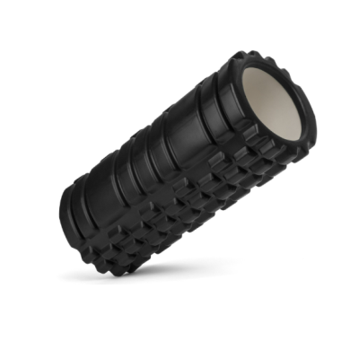 Роллер для занять йогою і пілатесом  Ecofit MDF001 33*14см - Чорний+Білий