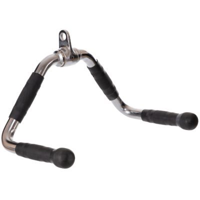 Рукоятка для нижньої тяги L-подібна ручка для блочного тренажера MD5048 - 425 мм × 210 мм × 220 мм