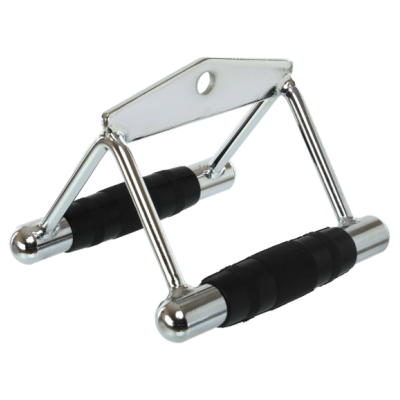 Рукоятка подвійна для нижньої тяги ручка для блочного тренажера MD5053