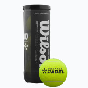 М'ячі для падел тенісу Wilson PREMIER PADEL 3 BALL CAN YEL
