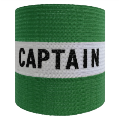 Пов'язка капітанська Meta Armband Striped Junior зелений, білий Уні OFSM