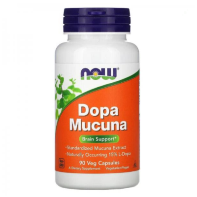 NOW Dopa Mucuna - 90 веган капс