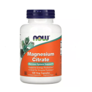 NOW Magnesium Citrate - 120 веган капс