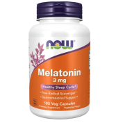 NOW Melatonin 3 мг  180 веган капс