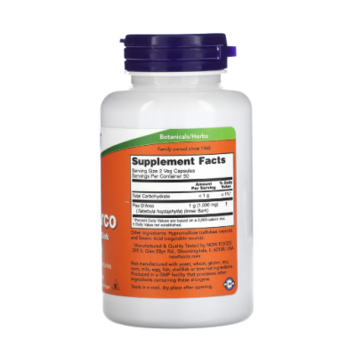 NOW Pau D'Arco 500 mg - 100 веган капс