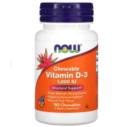 NOW Vitamin D3 1000 ME  - 180  софт гель