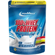 IronMaxx 100% Whey Protein - 500 г (пакет) - Полуниця