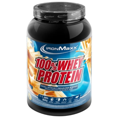 IronMaxx 100% Whey Protein - 900 г (банку) - Солона карамель