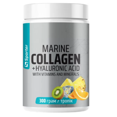 Sporter Marine Collagen + Hyaluronic Acid - 300 г - тропік