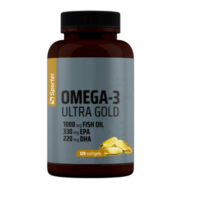 Sporter Omega 3 Ultra Gold (330 EPA/220 DHA) 1000mg - 120 гелевих капсул
