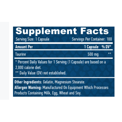 HL Taurine 500 мг - 100 капс