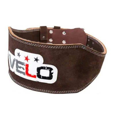 Пояс штангиста  VELO 6* NewSweatBrownLeather (nubuck)  VLS-12072NM (M)