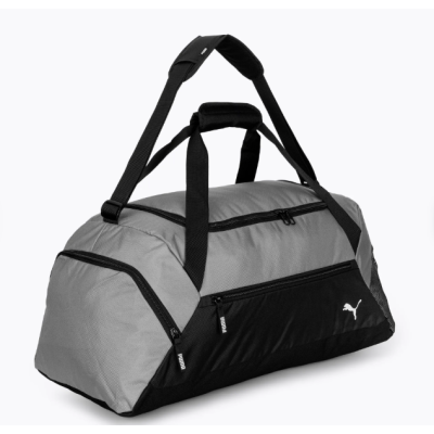 Сумка Puma teamGOAL Teambag M 55L сірий, чорний Уні 29 x 65 x 32 см