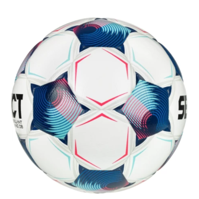 М'яч футбольний SELECT BRILLANT TRAINING DB v25 білий, синій Уні 4