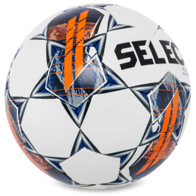 М'яч футзальний Select Futsal Master v22 біло-помаранчовий Уні 4