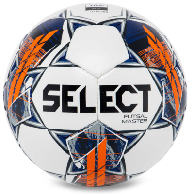 М'яч футзальний Select Futsal Master v22 біло-помаранчовий Уні 4