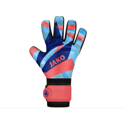 Рукавички воротарські Jako River Basic Junior RC помаранчевий, синій Діт 6 (17,5 см)