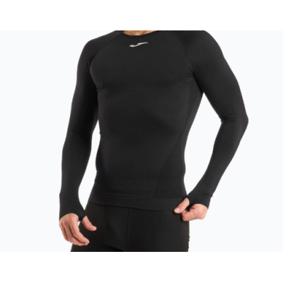 Термолонгслів Joma BRAMA ACADEMY чорний Діт 6XS-5XS