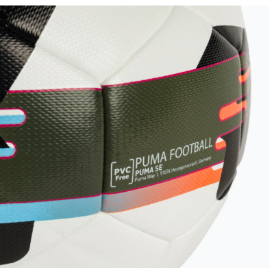 М'яч футбольний Puma Orbita 4 HYB (FIFA Basic) білий, чорний, болотний Уні 5