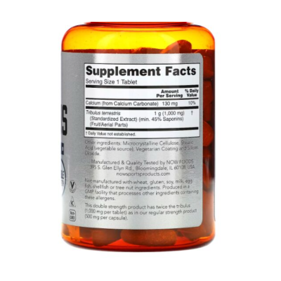 NOW TRIBULUS 1000 мг  90 таб