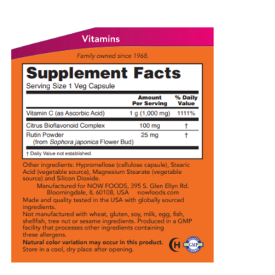 NOW C-1000 100 веган капс