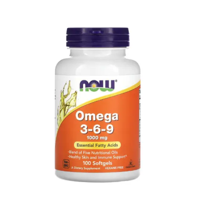 NOW OMEGA 3-6-9 1000MG  100 софт гель