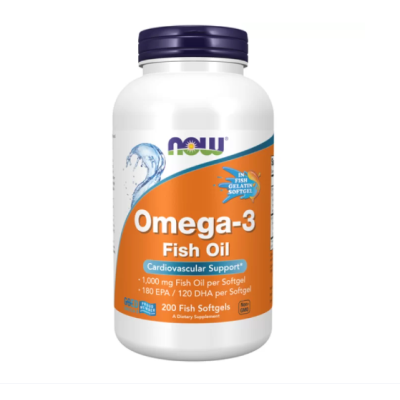 NOW Omega-3 1000 мг - 200 софт гель