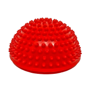 Полусфера массажная балансировочная ежик 260грамм Gemini GB001-R красный