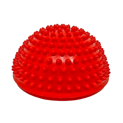Полусфера массажная балансировочная ежик 260грамм Gemini GB001-R красный