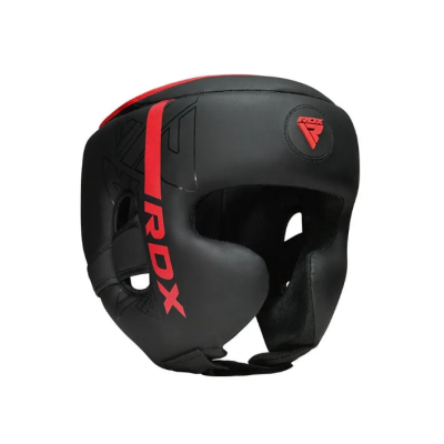Боксерський шолом RDX F6 KARA Matte Red S