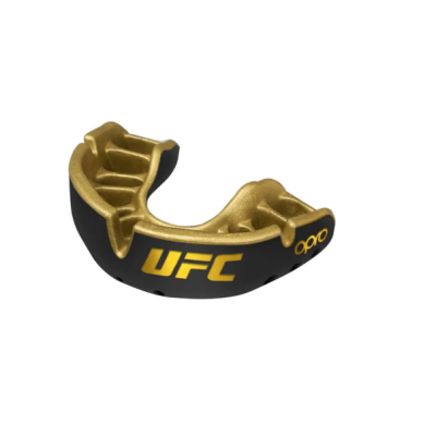 Капа OPRO Gold UFC дитяча (вік до 10р.) Black/Gold (art.102517001)
